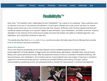 Tablet Screenshot of flexibilityrx.com